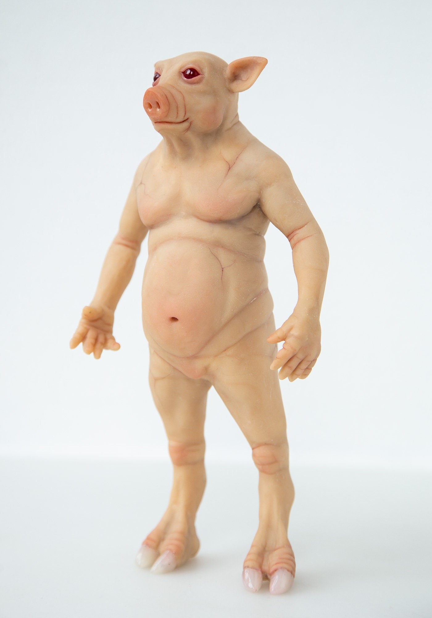 Northfield Pigman of Vermont! Art doll creature, creepy cute