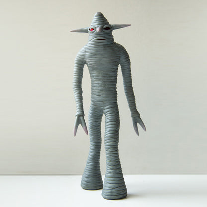 Pascagoula Alien of Mississippi. Weird alien sculpture statue, cryptid gift miniature art doll creature