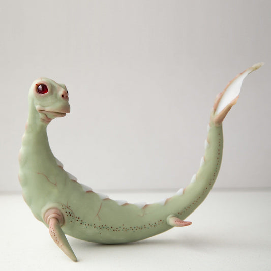 Altamaha-ha of Georgia state, creepy cute plesiosaur cryptid creature, sculpture cryptid gift miniature