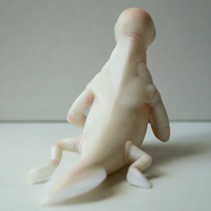 Hybrid seal elephant, weird fantastic animal, strange and unusual sea monster from another planet