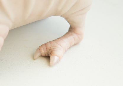 Sad Algae Eater - art doll creature with poop in complect, weird sculpture of fantasy animal