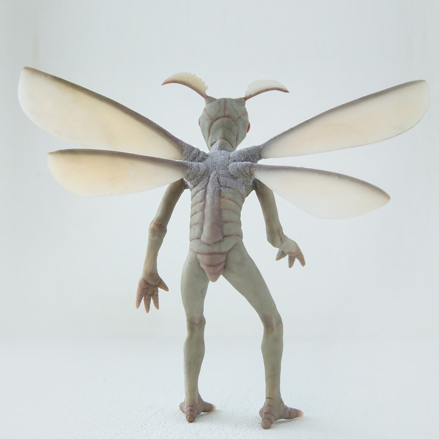 Mothman of West Vigrinia state! Weird horror sculpture of Mothman cryptid creature