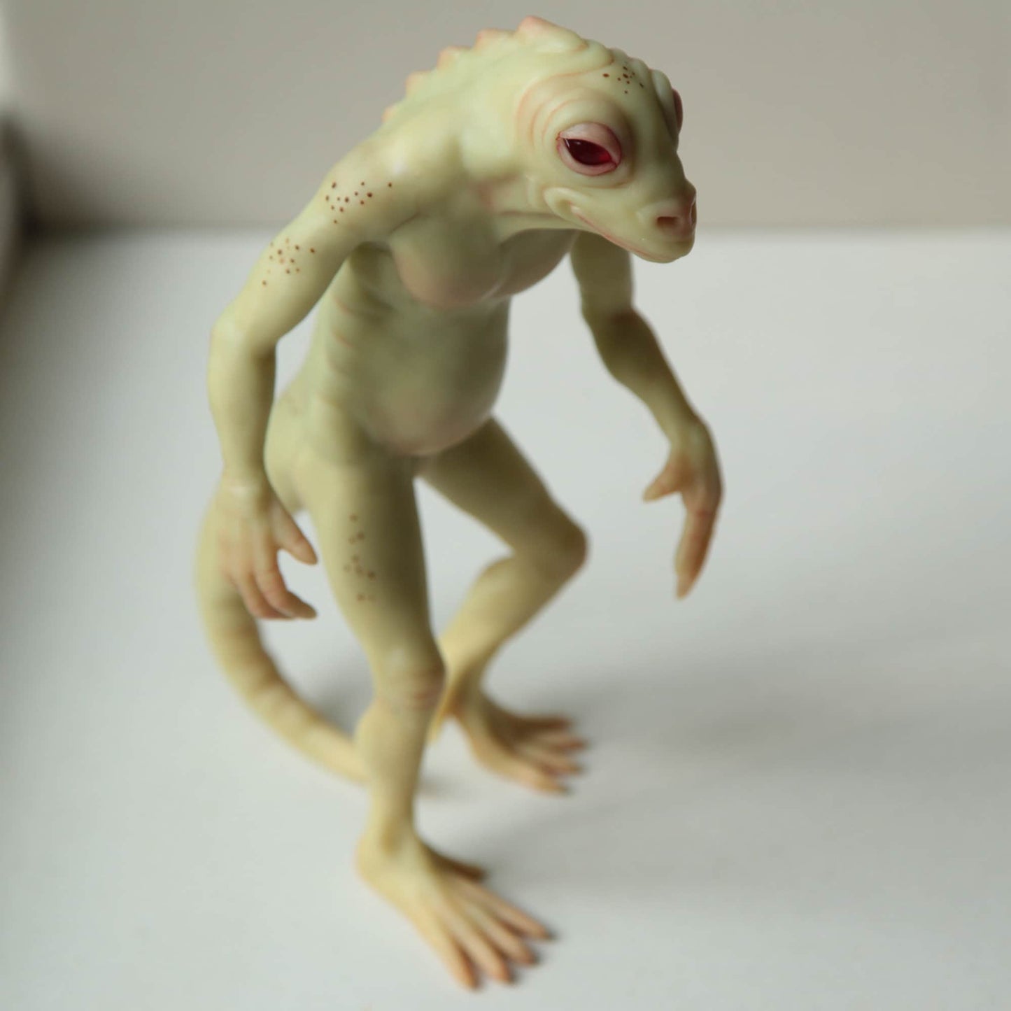 Lizard Man of Scape Ore Swamp, South Carolina cryptid creature reptilian lizardman sculpture