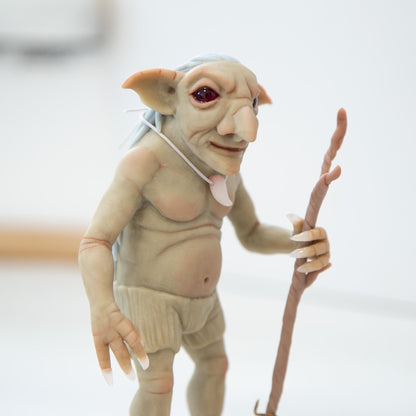 Pukwudgie cryptid, Native American folklore mythical goblin-like little wild man from forests of Delaware and Massachusetts states