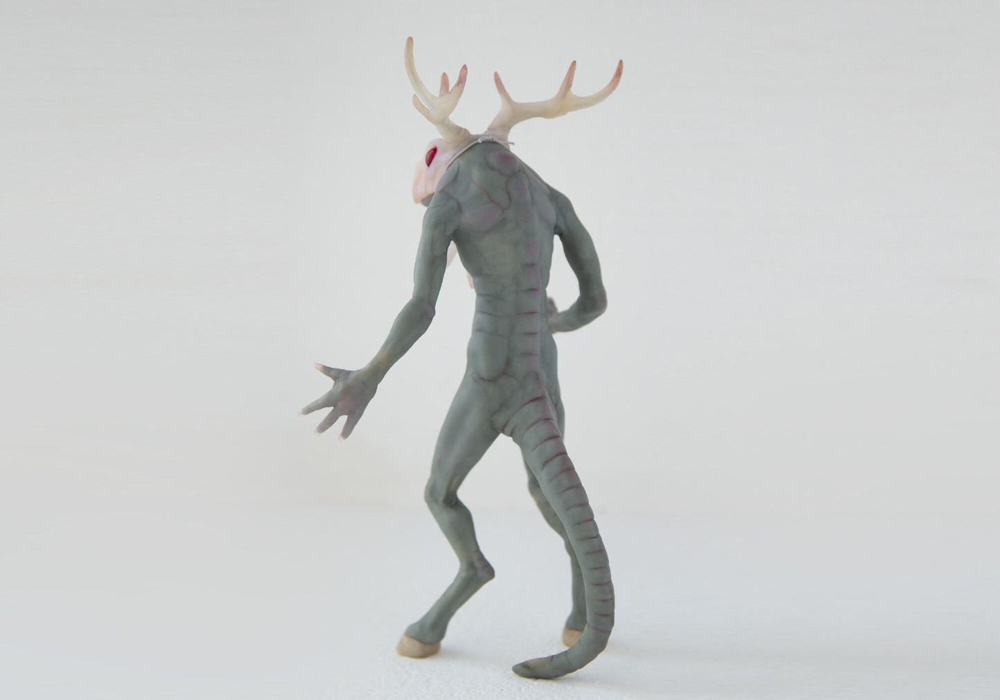 Wendigo cryptid monster from Minnesota! weird sculpture art doll of windigo cryptid creature, wendigo cryptozoology miniature art gift