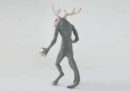 Wendigo cryptid monster from Minnesota! horror sculpture art doll of windigo cryptid creature