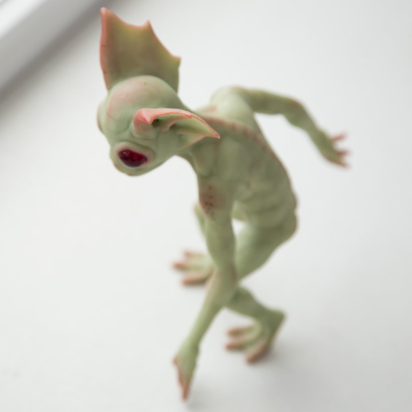 Hopkinsville Goblin of Kentucky, creepy cute weird green goblin doll, cryptid gift miniature