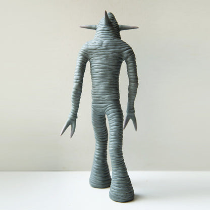 Pascagoula Alien of Mississippi. Weird alien sculpture statue, cryptid gift miniature art doll creature