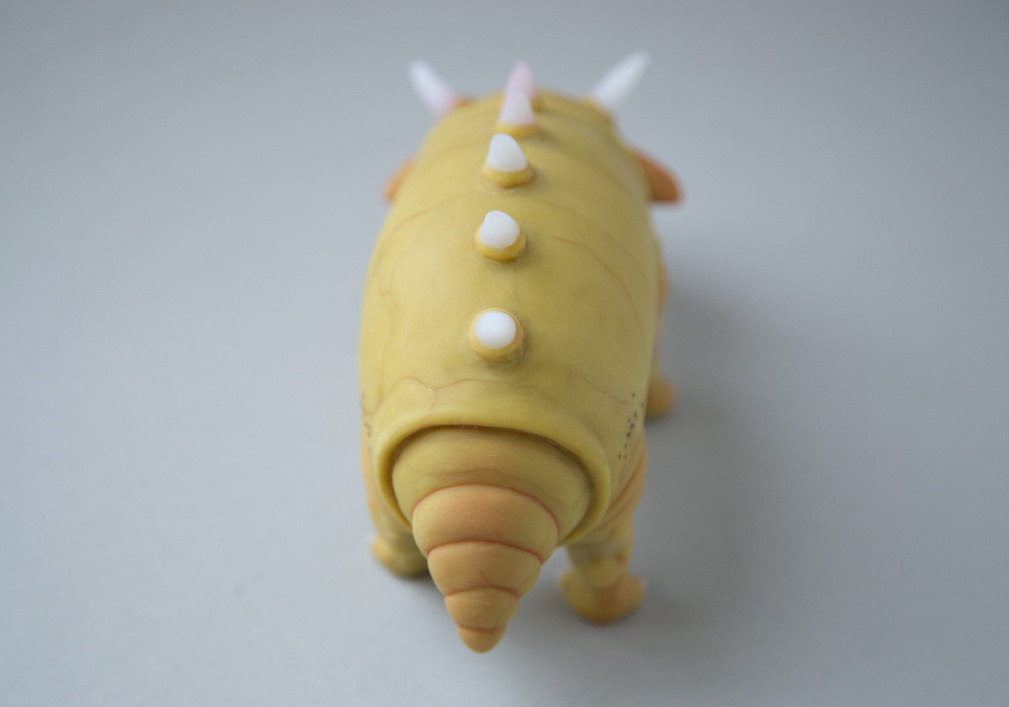 Fantastic planet alien lifeform figurine, imaginary warthog boaranimal doll polymer clay statue