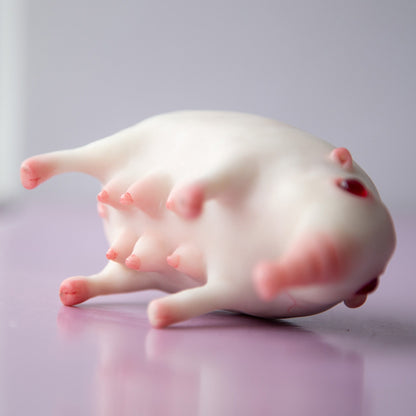 Fantasy Tapir pig mom figurine with twins baby tapir kids