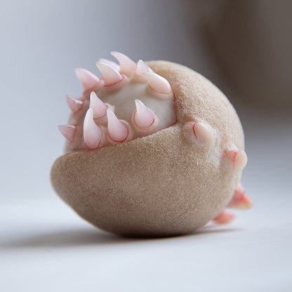 Vagina Dentata OOAK weird collectible figurine, oddy art sculpture, cute and strange art object