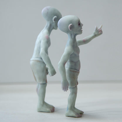 Melon heads! Connecticut humanoid pumpkinhead mythical creatures weird stuff cryptid miniature gift