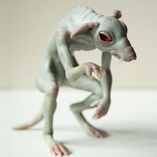 Chupacabra, well known vampire cryptid animal from Texas, horror miniature doll, best gift for Texas