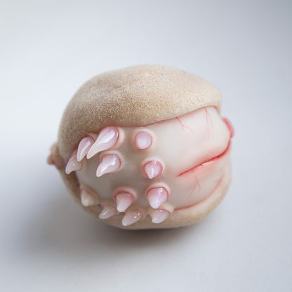 Vagina Dentata OOAK weird collectible figurine, oddy art sculpture, cute and strange art object