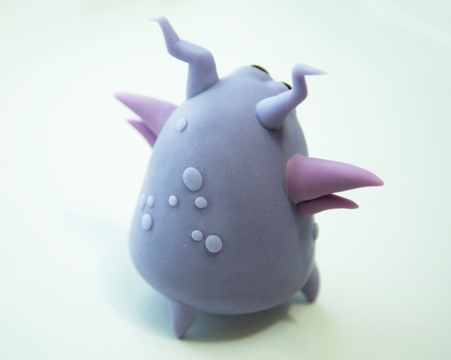 Cool Microbe - Germ character in cartoon anime style, weird and unusual creature art doll, peculiar creepy cute bacteria figurine