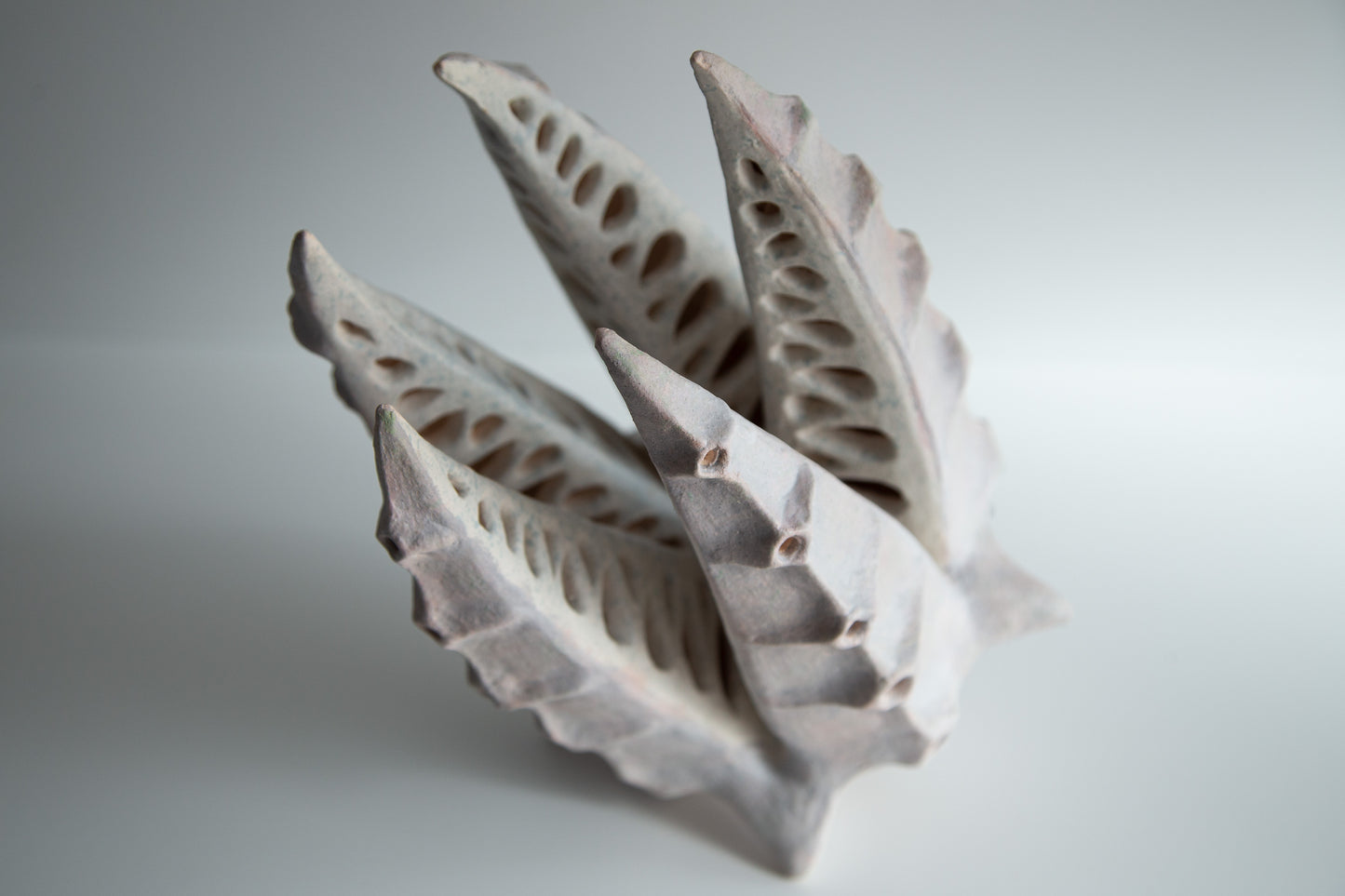 Alien Inspired Ceramic Lamp, Handmade Fantasy Decor, Stoneware Table Lamp