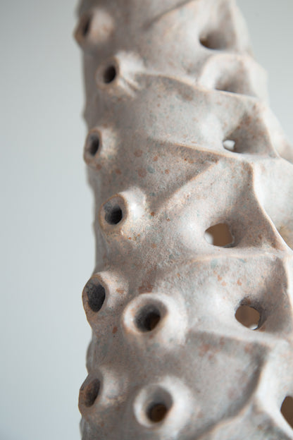 Organic Ceramic Floor Lamp – Biomorphic Sculptural LED Light