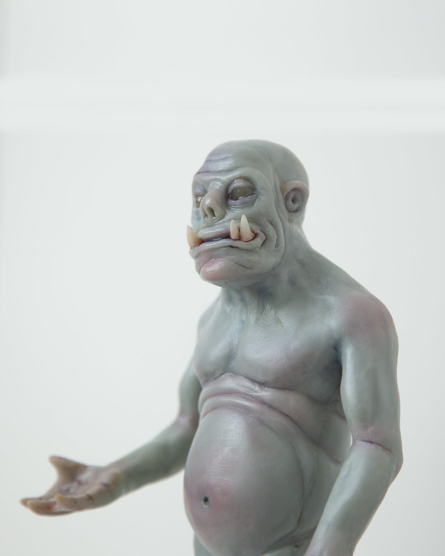 Monster orc who live on swamps, character comission by our team, creepy art doll creature