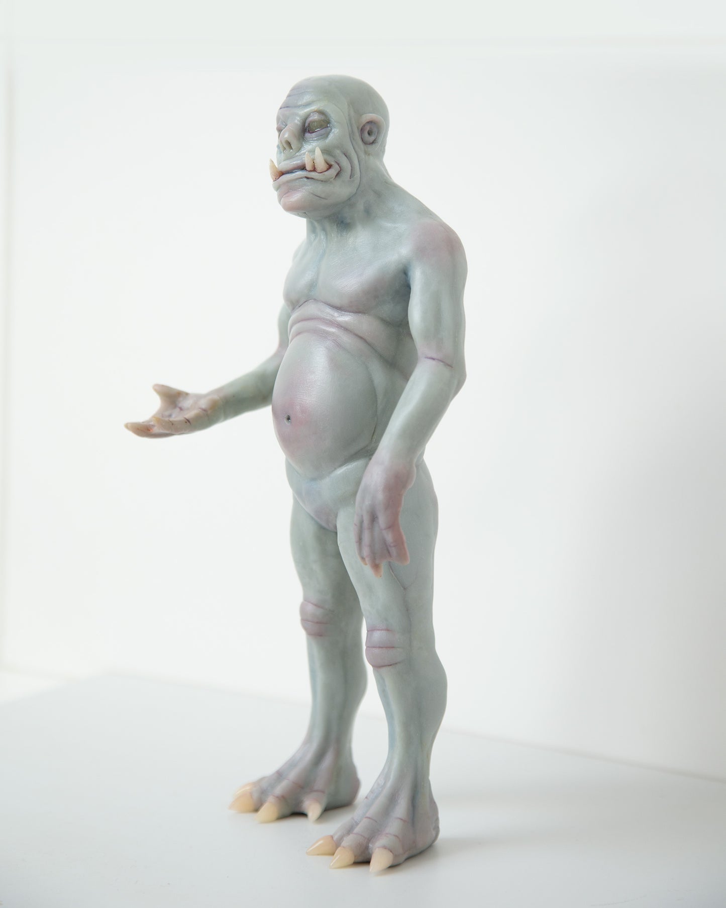 Monster orc who live on swamps, character comission by our team, creepy art doll creature