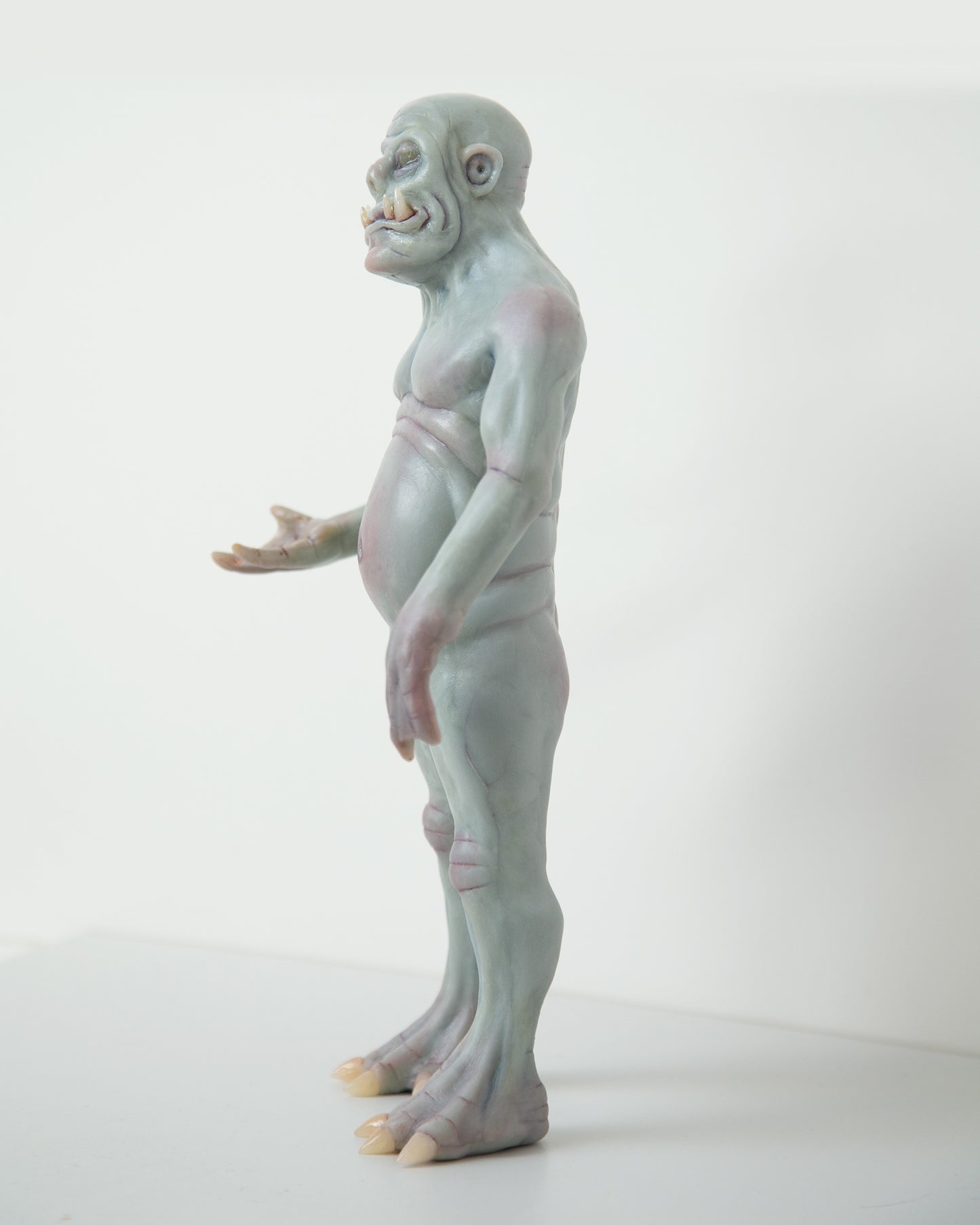 Monster orc who live on swamps, character comission by our team, creepy art doll creature