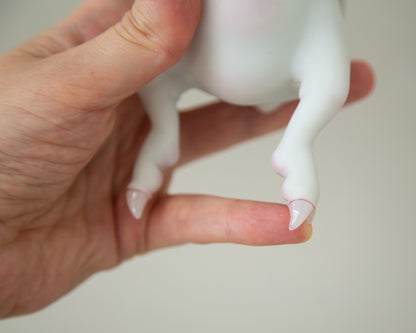 Fantasy and weird flying fox baby figurine, original art doll creature, awesome handmade product