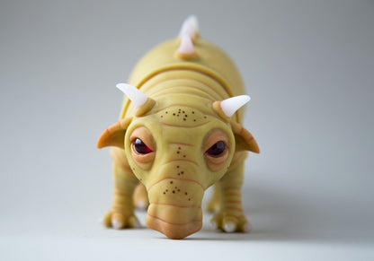Fantastic planet alien lifeform figurine, imaginary Make boar animal doll polymer clay statue