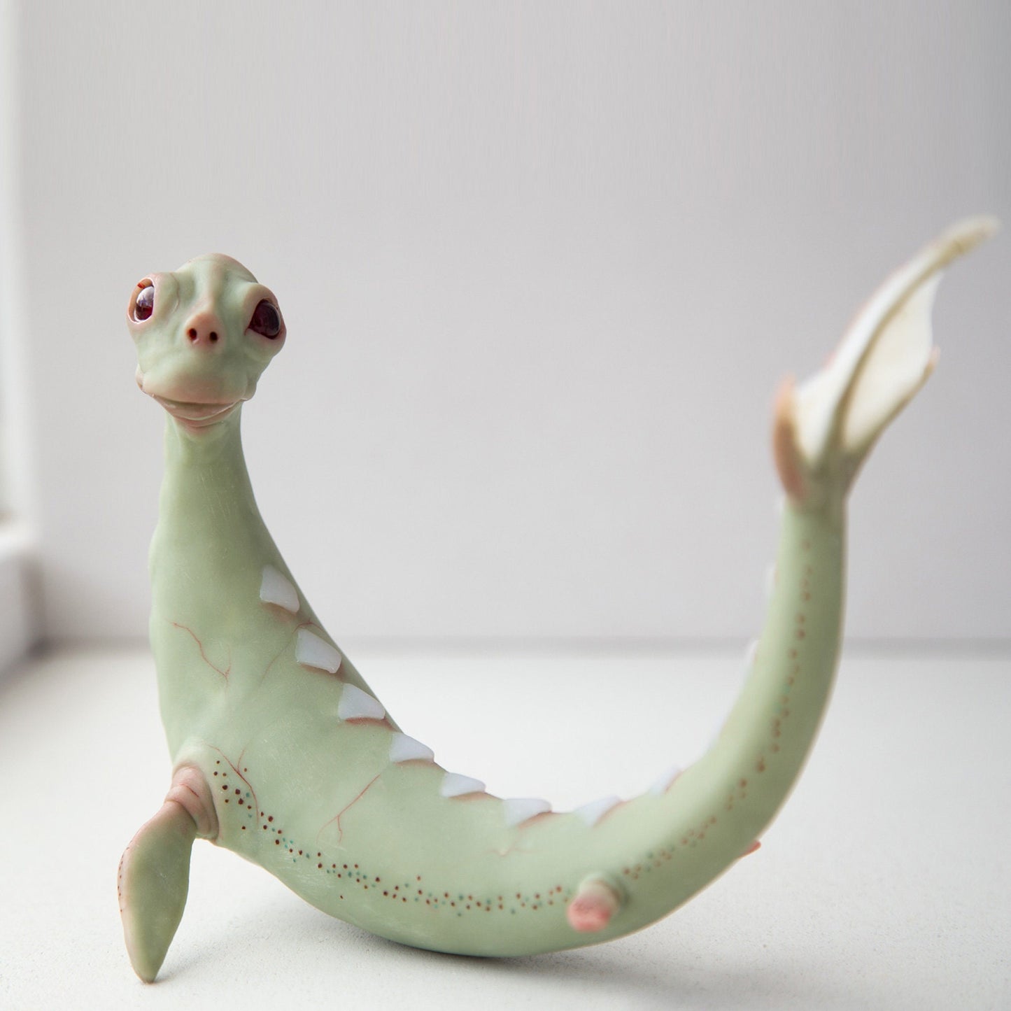 Altamaha-ha of Georgia state, creepy cute plesiosaur cryptid creature, sculpture cryptid gift miniature