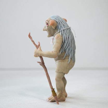 Pukwudgie cryptid, Native American folklore mythical goblin-like little wild man from forests of Delaware and Massachusetts states