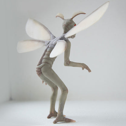 Mothman of West Vigrinia state! Weird and creepy sculpture of Mothman cryptid creature