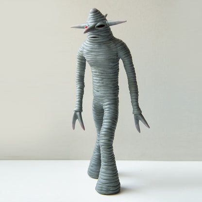 Pascagoula Alien of Mississippi. Weird alien sculpture statue, cryptid gift miniature art doll creature