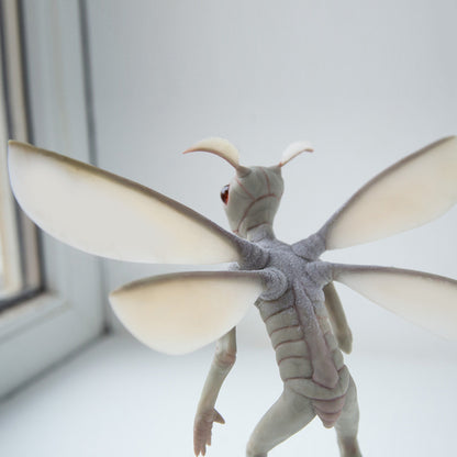 Mothman of West Vigrinia state! Weird and creepy sculpture of Mothman cryptid creature