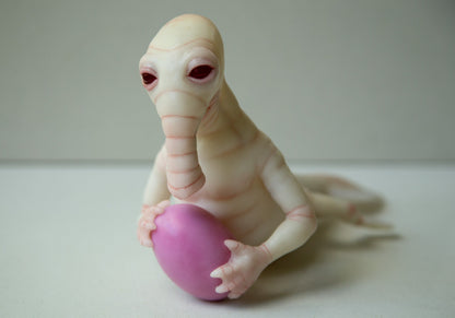 Hybrid seal elephant, weird fantastic animal, strange and unusual sea monster from another planet